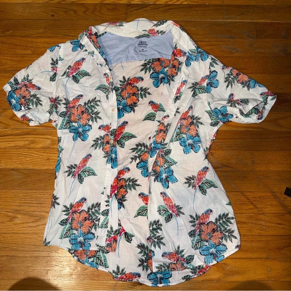 Izod Colorful Patterned Shirt